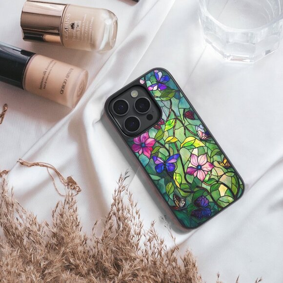 Floral Phone Cover – iPhone 16, 15 Pro, 14, Galaxy S25, S24, S24 Ultra, Pixel 9 - Picture 9 of 9